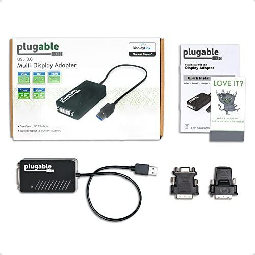 Plugable USBディスプレイアダプタ USB3.0 VGADVIHDMI 変換アダプタ