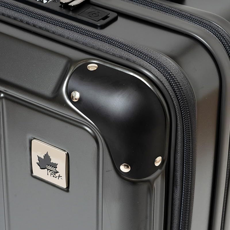 ロゴスパーク キャリーケース 機内持ち込み Sサイズ 前ポケット USBポート付き 2.8kg アイボリー 1