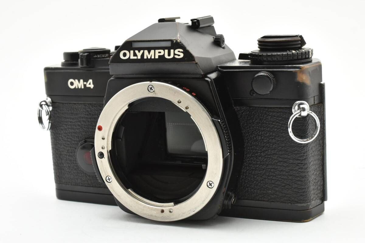 オリンパス OLYMPUS OM-4 ブラック SLR ボディ W0910 AW2336