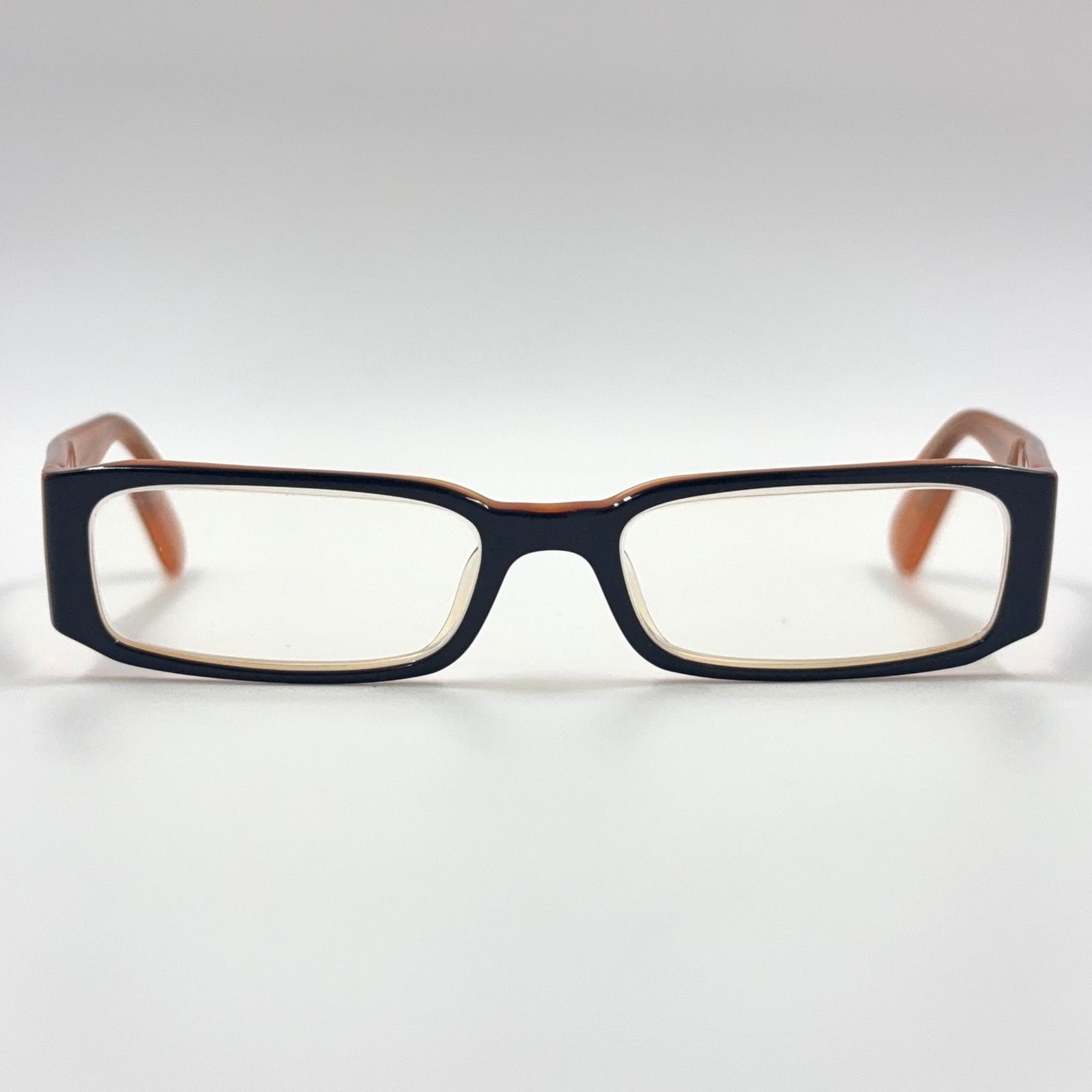 PRADA メガネフレーム ロゴ 度数入り プラスチック イエロー×ブラック 財布 小物 その他