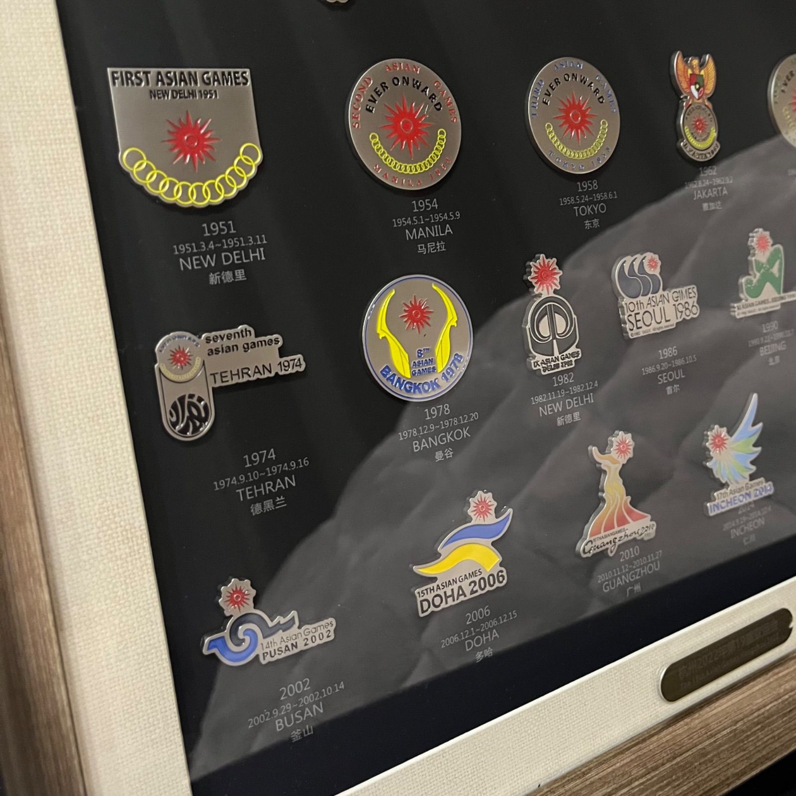 1951-2022 アジア競技大会 記念ピンバッチセット 20枚 オリンピック  