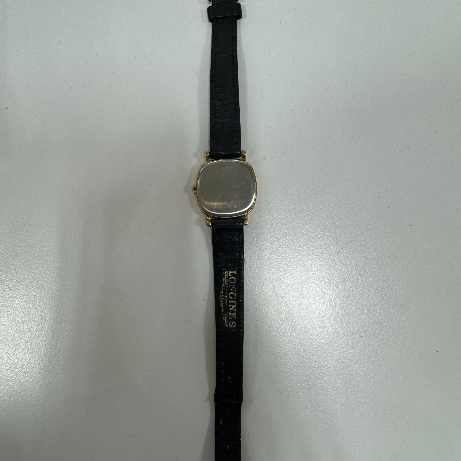 A【ヴィンテージ】LONGINES ロンジン 腕時計 クオーツ 黒文字盤