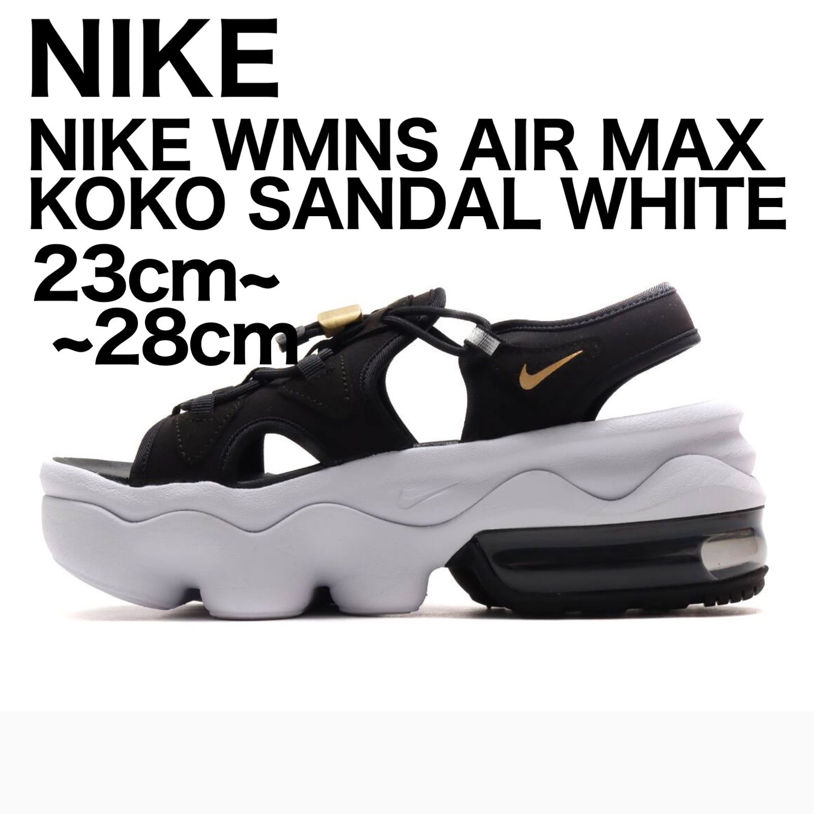 新品 / タグ,箱付 / 正規品保証 NIKE AIR MAX KOKO SANDAL ナイキ ウィメンズエア マックス ココサンダル / CI8798 ホワイト