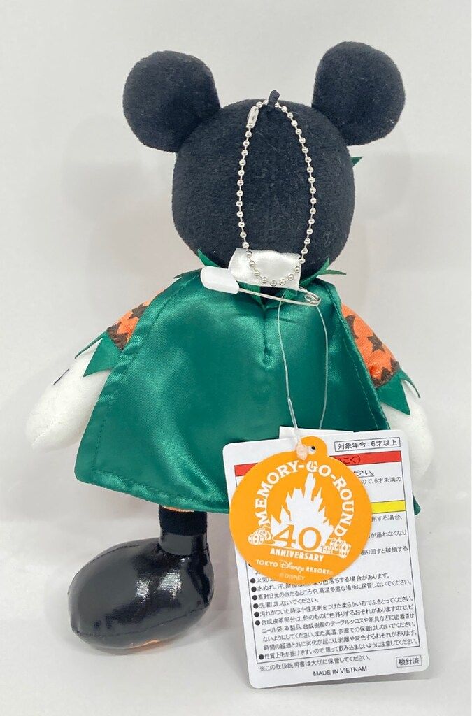 東京ディズニーリゾート ぬいぐるみバッジ/復刻デザイン TDR40周年