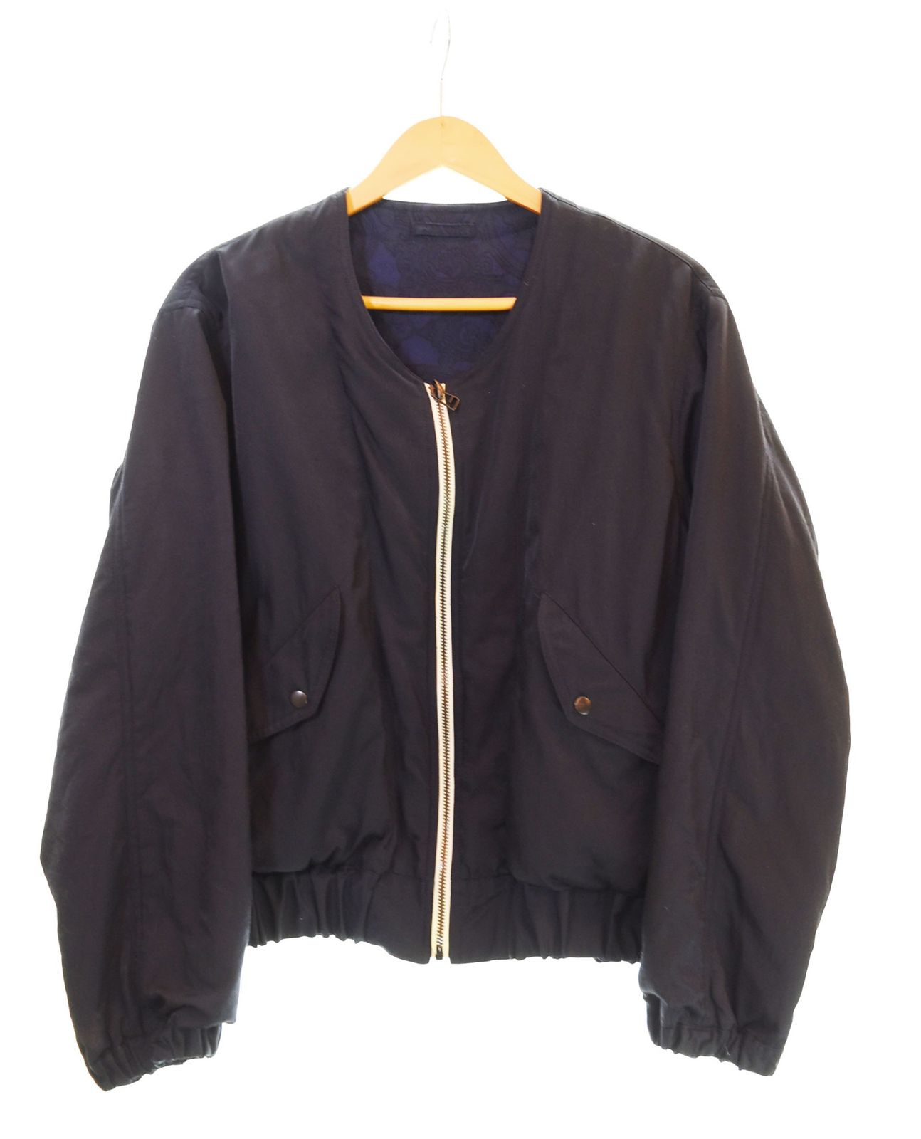 サスクワァッチファブリックス Sasquatchfabrix. 16AW Oriental Reversible G-1 Jacket リバーシブル フライトジャケット ネイビー 16AW-JKM-006 ジャケット ネイビー Sサイズ 103MT-1803