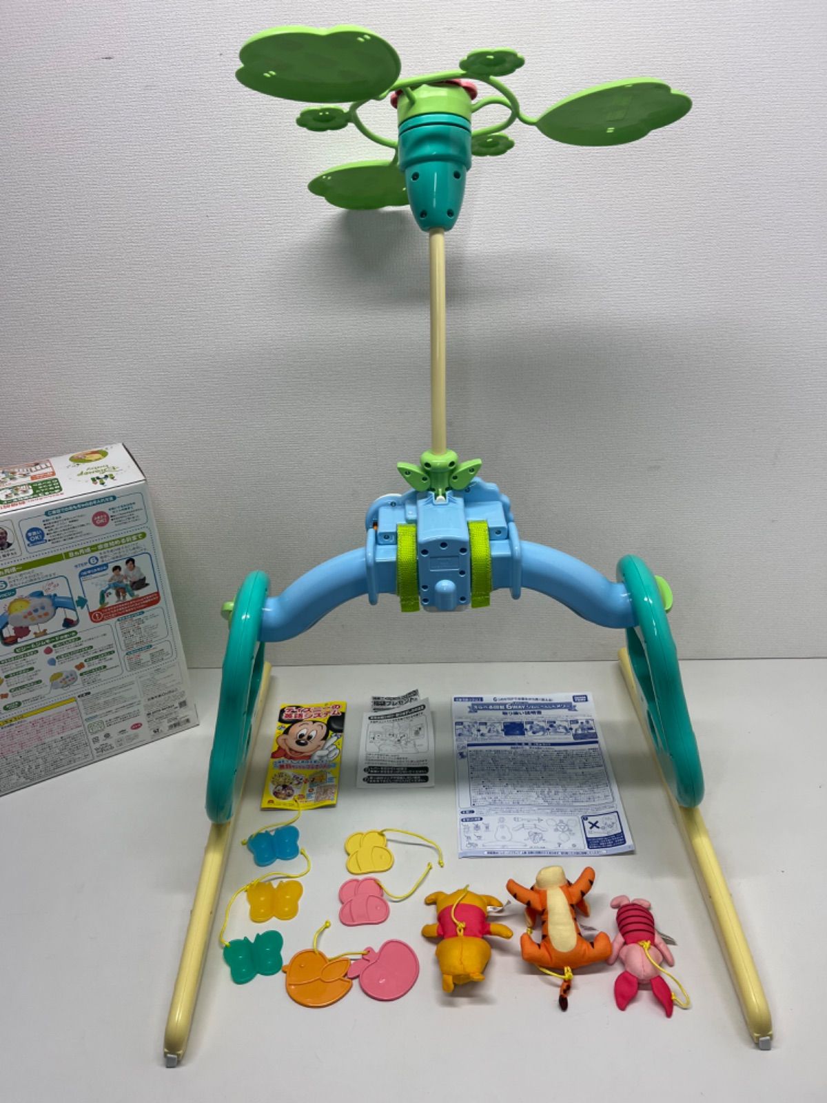 【動作確認済】ディズニーくまのプーさんえらべる回転6WAYジムにへんしんメリー タカラトミー えらべる回転 6WAY ジムにへんしんメリープラス