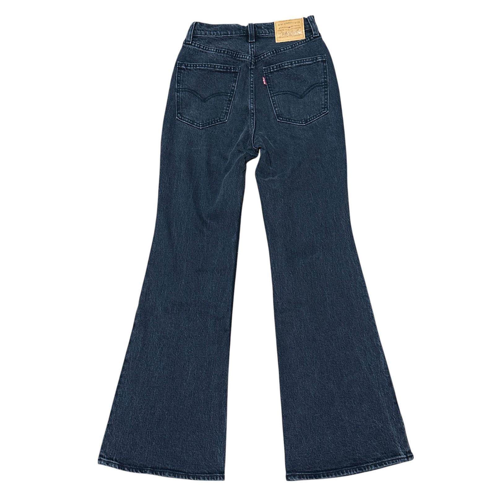 LEVI'S 70s HIGH FLARE ブラック ハイウエスト ブーツカット