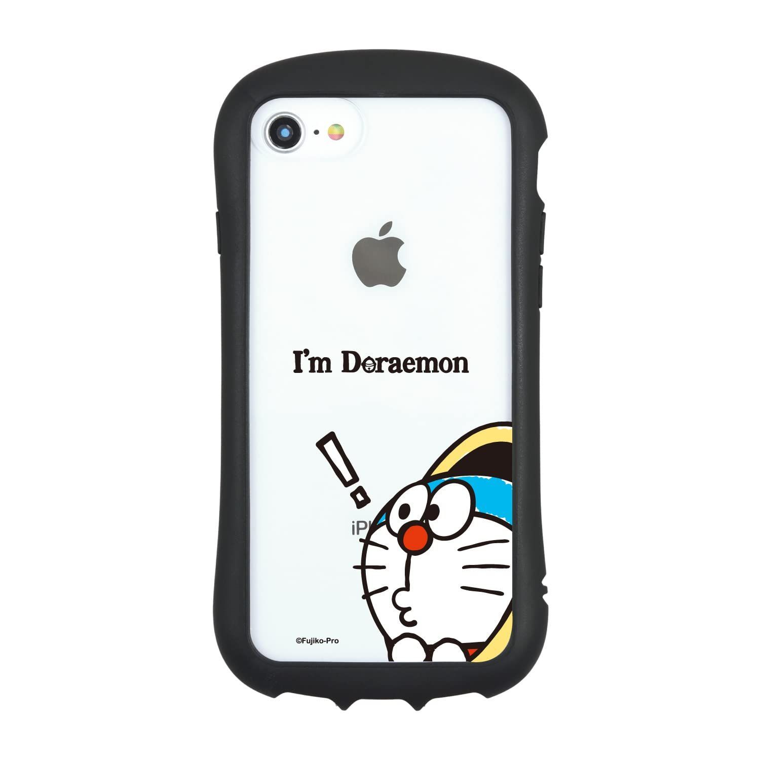 【在庫セール】IDR-28A 通りぬけフープ ハイブリッドクリアケース 対応 (4.7インチ) iPhoneSE(第3世代/第2世代)/8/7/6s/6 Doraemon I'm グルマンディーズ