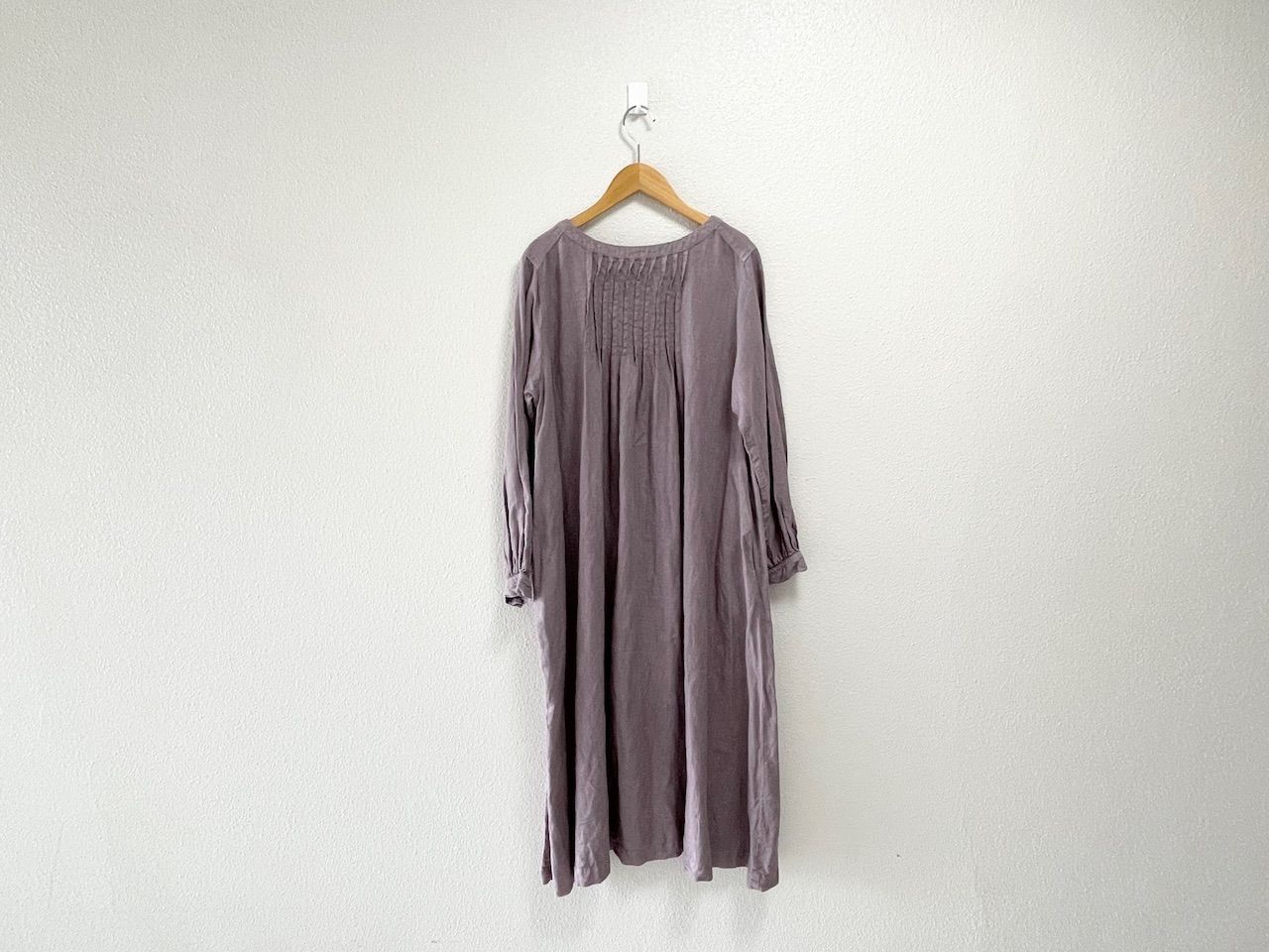 nest Robe リネン100% 後姿も可愛い♡ワンピース 2way リネンサイドタック2wayワンピース｜nest Robe / CONFECT ONLINE