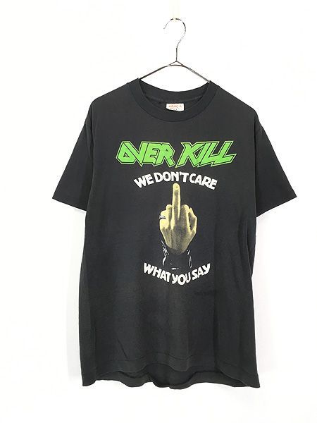 古着 80s Overkill 「!!!Fuck You!!!」 ヘヴィ メタル