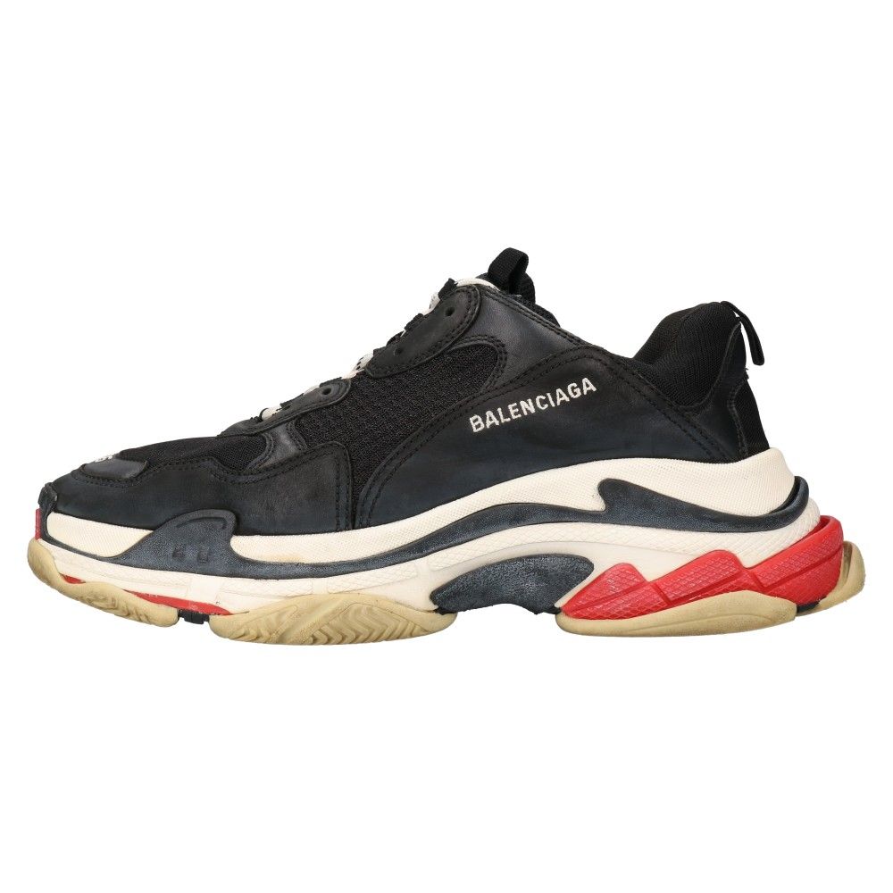 BALENCIAGA バレンシアガ Triple-S Trainers トリプル エス ローカット ダッド プラットフォーム スニーカー ホワイト/レッド 533882 27.5cm