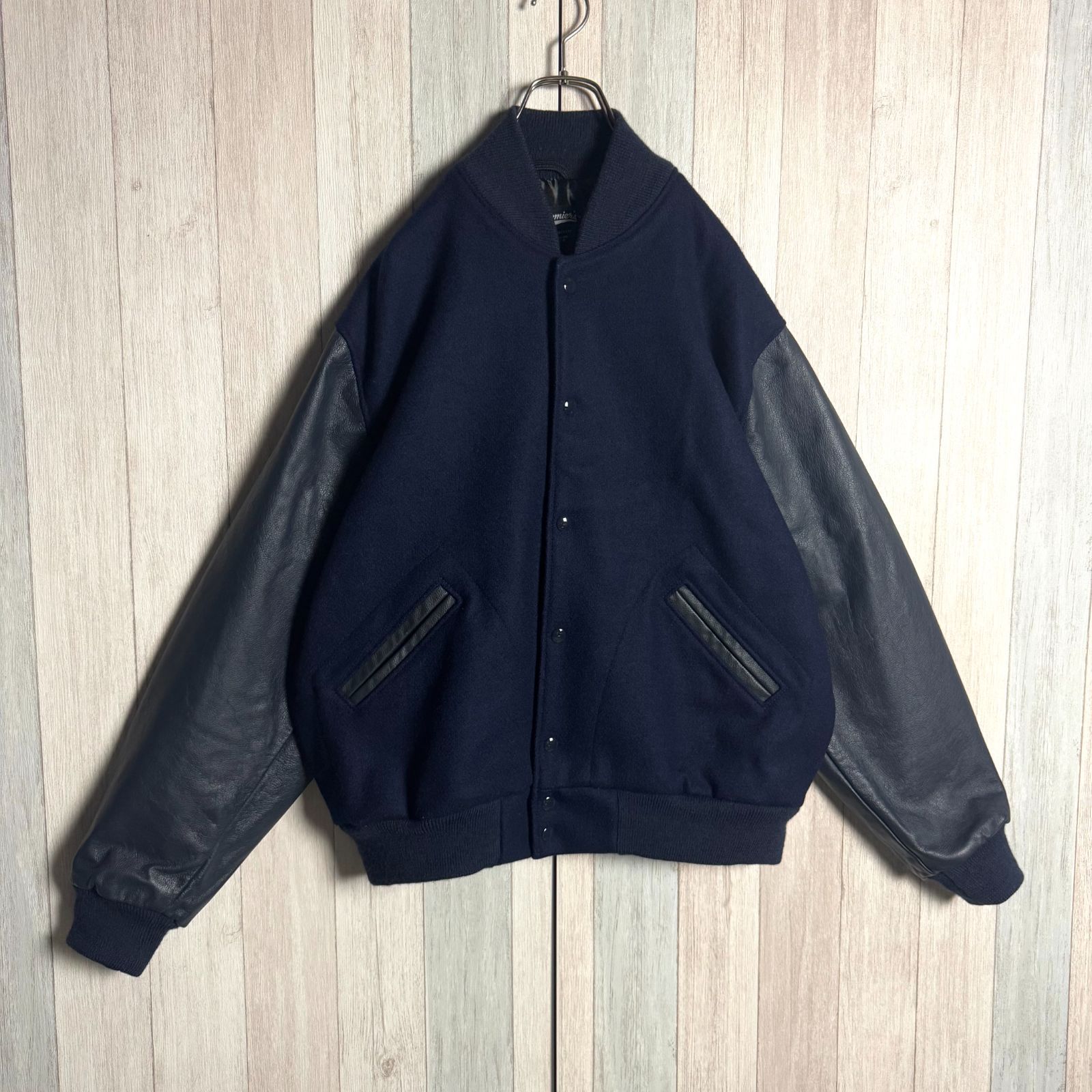 USA製 Settlemier's セトルマイヤーズ アワードジャケット 袖レザー