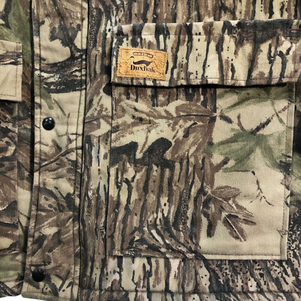 2way Duxbak リアルツリーカモ USA製 ブルゾン M L 希少 人気のカモ柄入荷！！ 【80s duxbak】 Realtree Hunter Camo