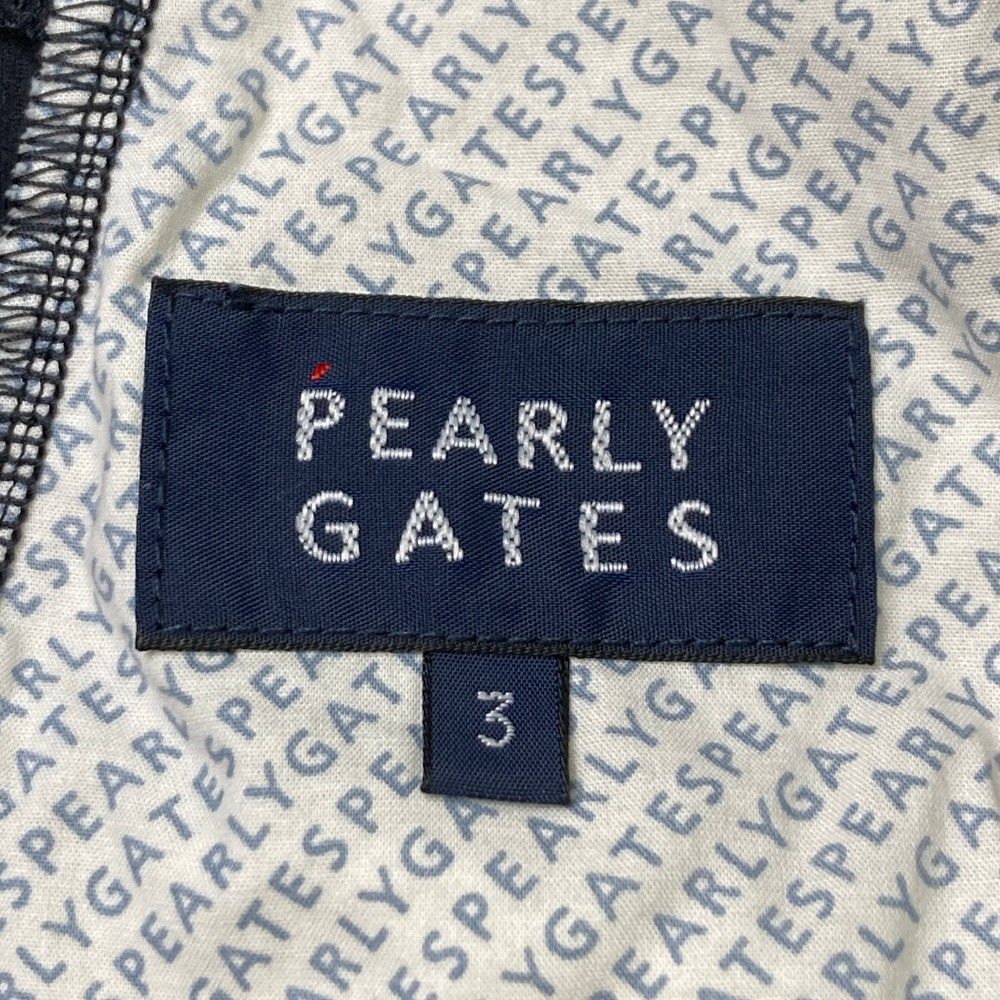 サイズ：3 PEARLY GATES パーリーゲイツ 2024年モデル ロングパンツ  ブラック系 [240101417577] ゴルフウェア メンズ ストスト サイズ：3 PEARLY GATES パーリーゲイツ 2024年モデル ロング