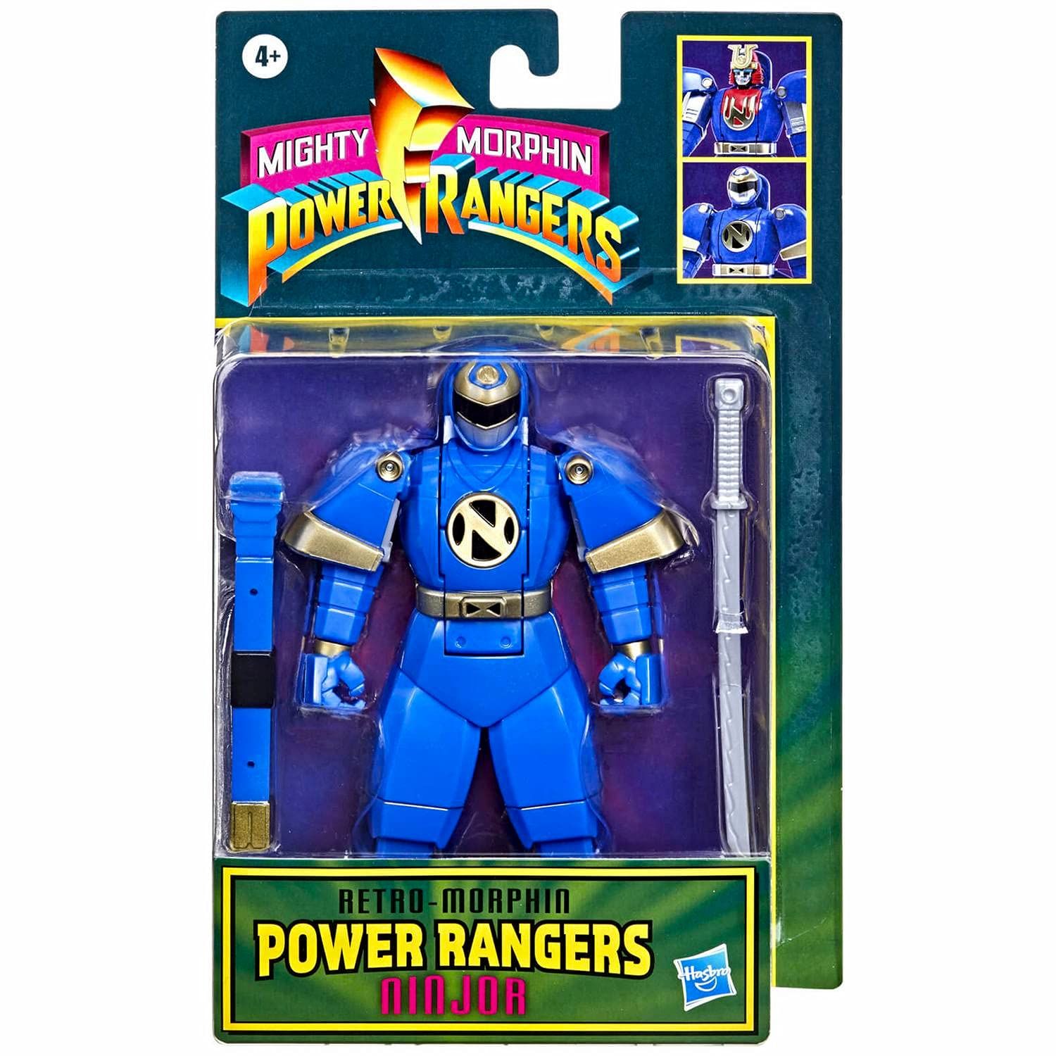 パワーレンジャー：マイティ・モーフィン レトロ・モーフィン フリップヘッド アクションフィギュア ニンジャー / POWER RANGERS MIGHTY MORPHIN 2021 RETRO-MORPHIN FLIPHEAD Action Figure N 