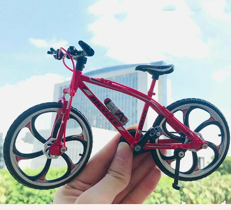 クリエイティブミニ合金自転車モデルアクセサリー大人の自転車アクセサリー1:8