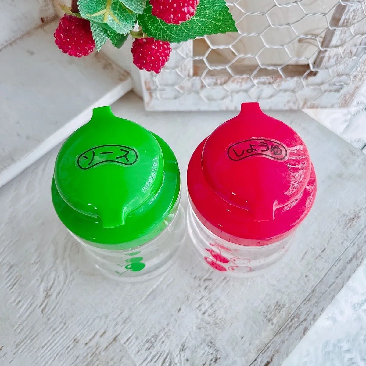 醤油差し ソース差し 可愛いセット 昭和レトロ 雑貨 しょう油さし