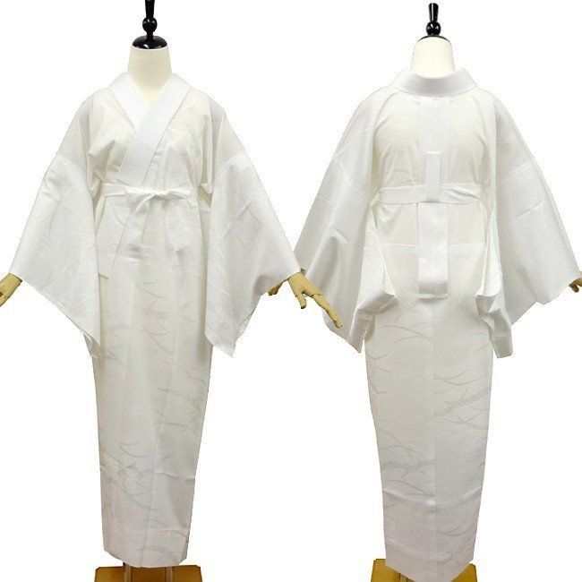 長襦袢 紙人形 袷衣用 袖無双 露 芝 No 706 東レシルックプレタ長襦袢 洗える 仕立て上り 丸洗いOK