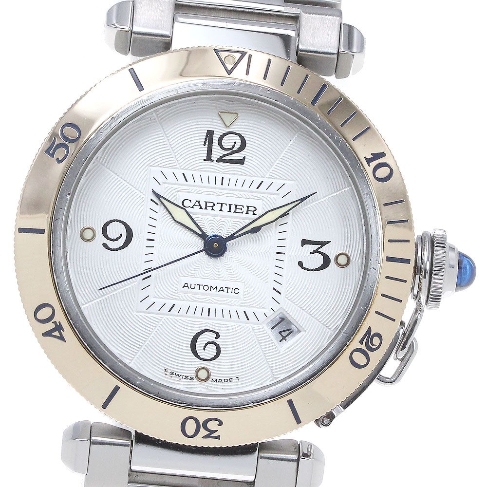 カルティエ CARTIER W31035T6 パシャ 38ｍｍ 自動巻き メンズ良品_865357
