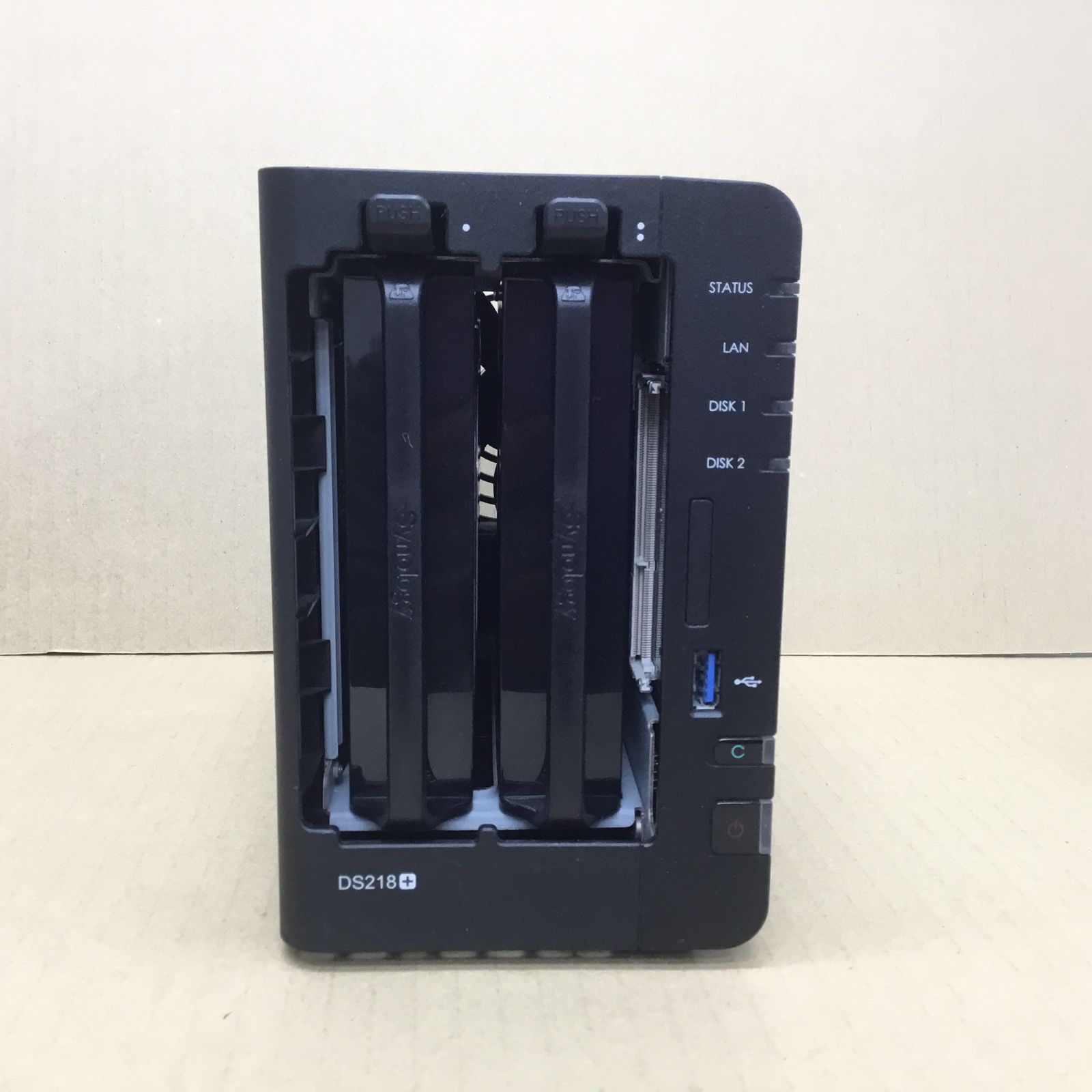 動作 済み システム消去済み ＳＹＮＯＬＯＧＹ ネットワーク接続ストレージ DS218 4000GB 2000GB×2 LANケーブル