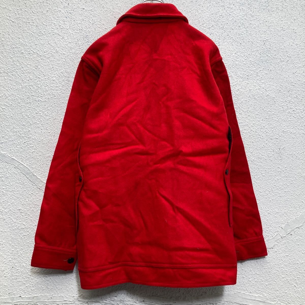 古着 70s FILSON マッキーノ クルーザージャケット★Lサイズ レッド