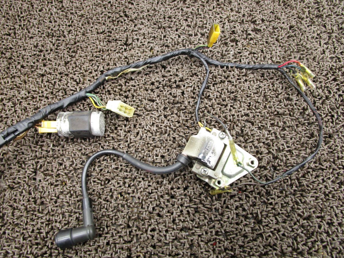 RD50SP メインハーネス イグニッションコイル △W38 2U2 ヤマハ プラグキャップ 481 キャブ車 6V