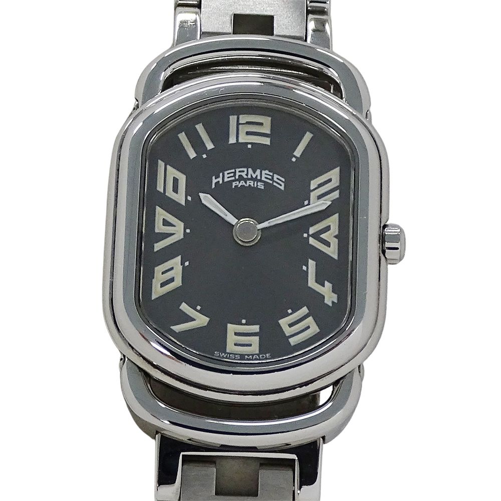 【キャロット】HERMES エルメス レディース腕時計 ラリー クオーツ キャロット】HERMES エルメス レディース腕時計 ラリー クオーツ