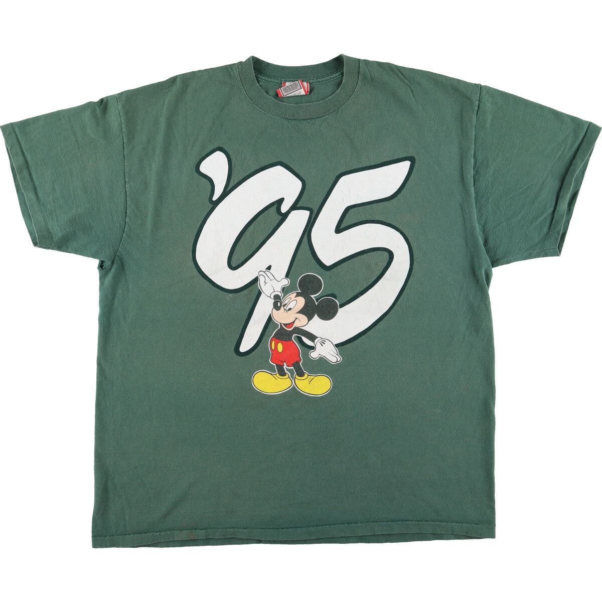 古着 90年代 DISNEY DESIGNS MICKEY MOUSE ミッキーマウス キャラクタープリントTシャツ USA製 メンズXL ヴィンテージ/eaa447136