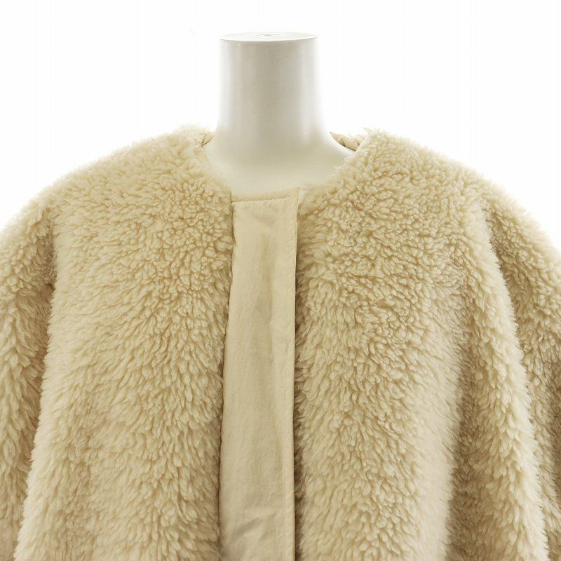 クラネ CLANE レイヤードダウンコート ミドル丈 ボア アウター 1