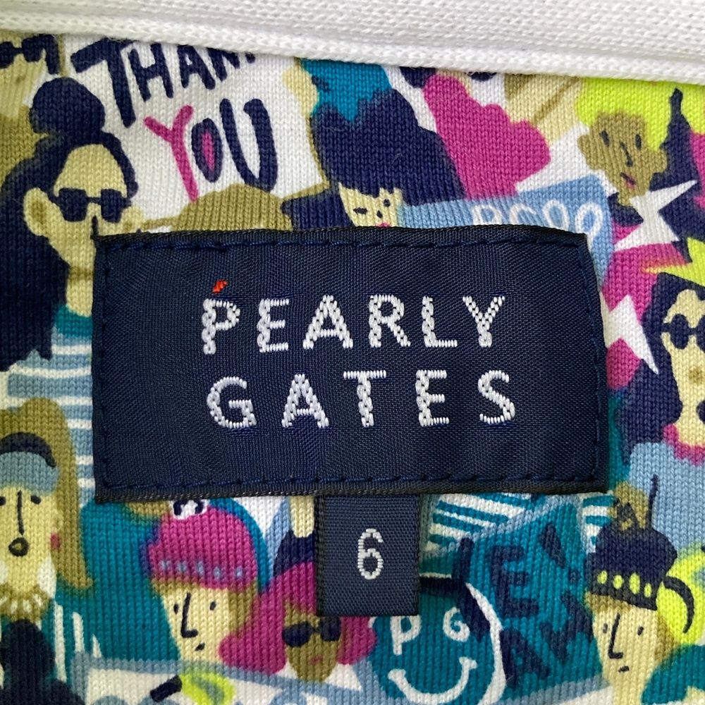 パーリーゲイツ 半袖ポロシャツ ゴルフウェア XL サイズ6 新品】PEARLY GATES パーリーゲイツ 半袖ポロシャツ ギンガム