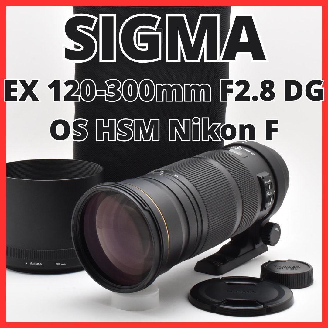 I25 6885 110 シグマ SIGMA EX 120-300mm F2.8 APO DG OS HSM ニコン Nikon Fマウント用 レンズフード付き
