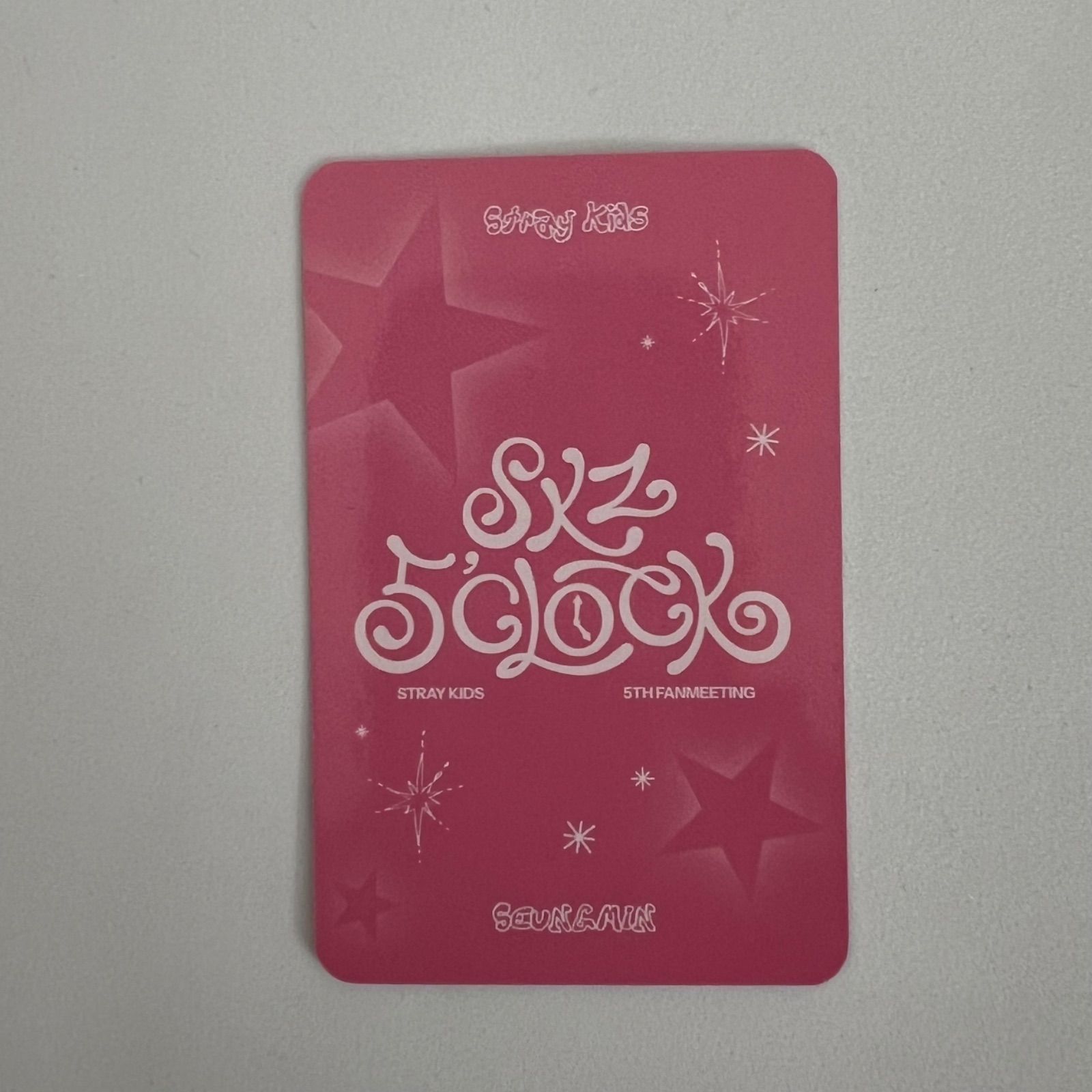 Stray Kid スキズ 5TH ペンミ SKZ 5'CLOCK' 2/16 STAYZONE スンミン