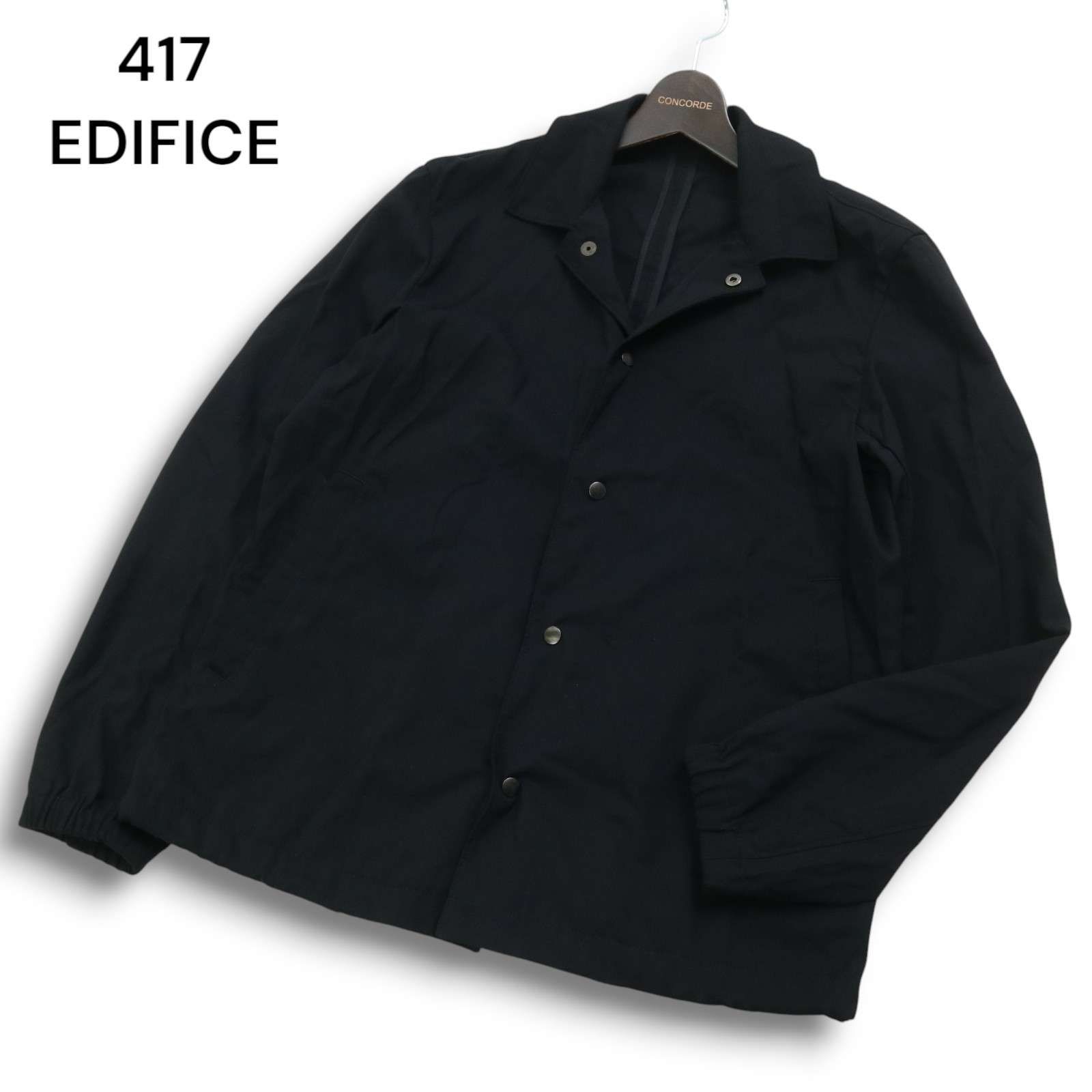 417 EDIFICE エディフィス 通年☆ ブルゾン コーチ ジャケット Sz.S 