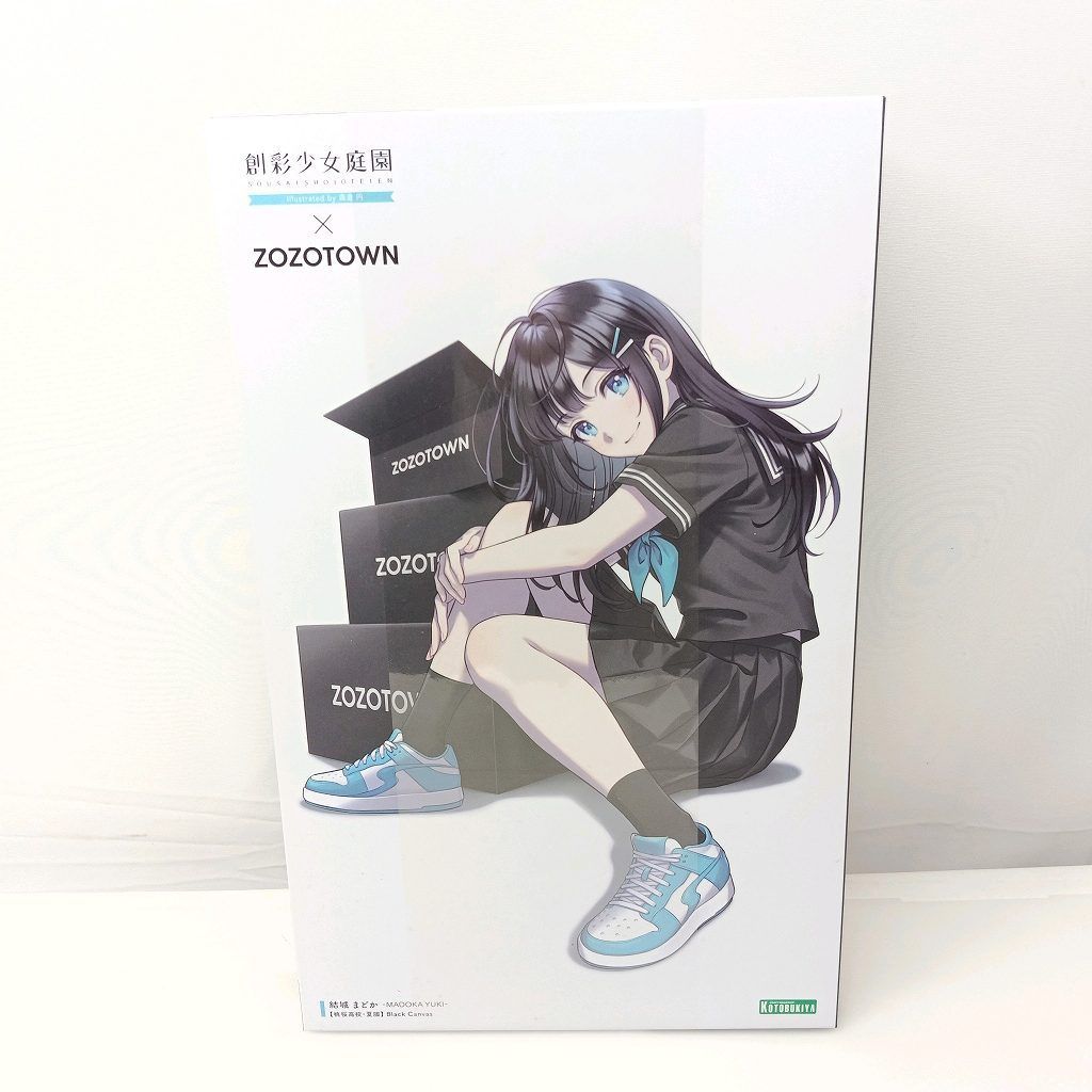 25k-342o ♥ コトブキヤ 創彩少女庭園 ZOZOTOWN 結城まどか 桃桜高校 夏服 BLACK CANVAS