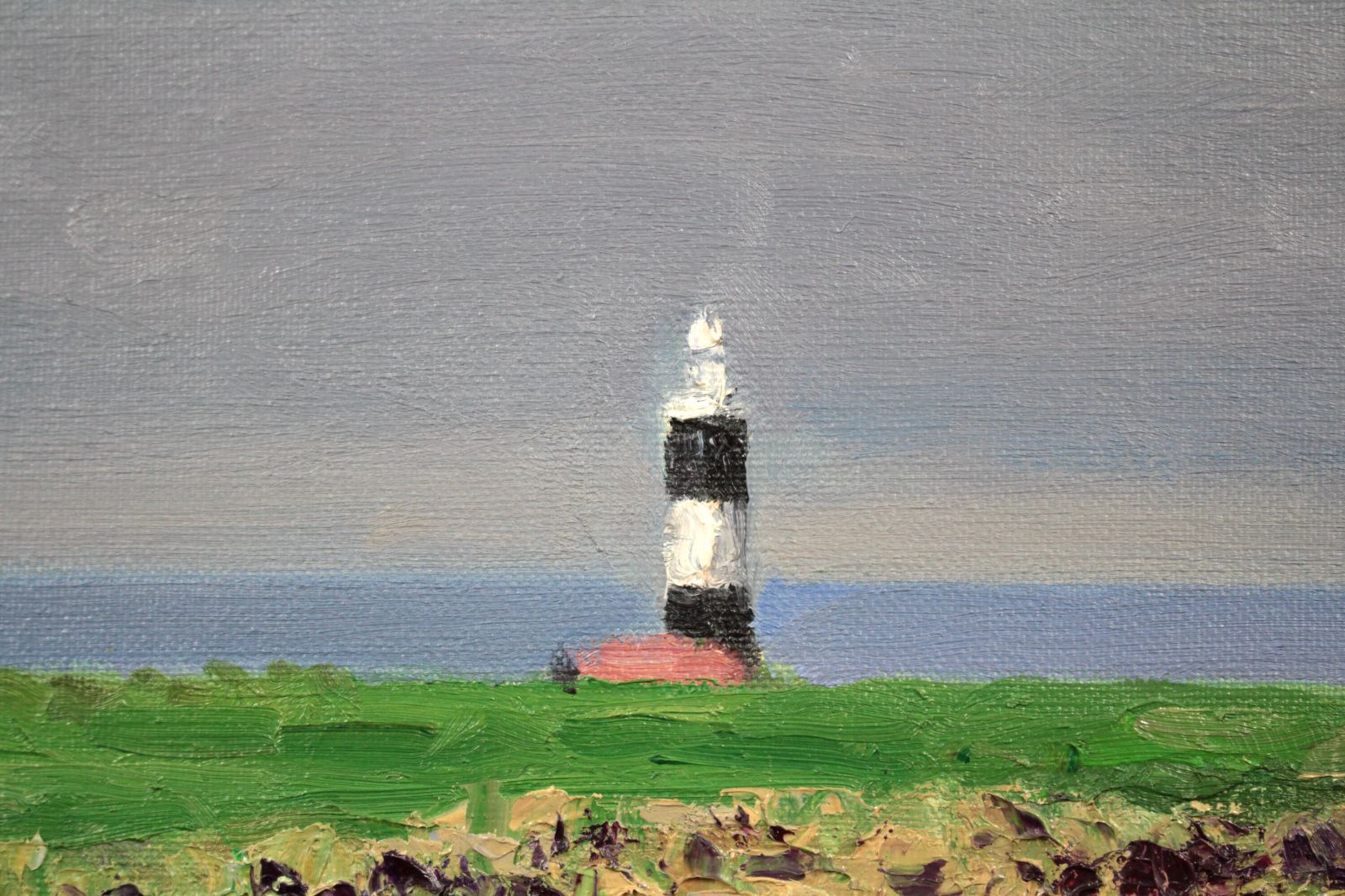 金丸直衛『美岬灯台と原野』油彩画【真作保証】 絵画 金丸直衛『美岬灯台と原野』油彩画【真作保証】 絵画 - メルカリ