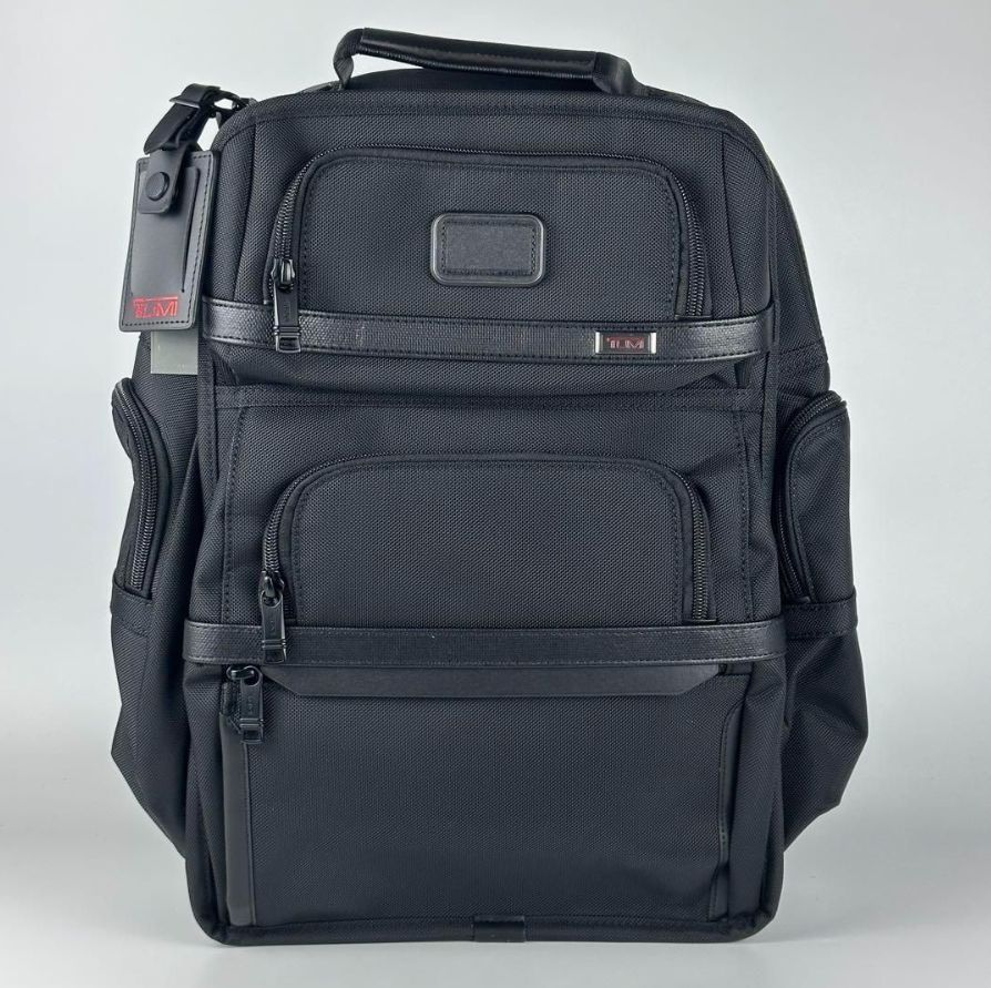 TUMI ALPHA 3ブラックデラックス多機能ショルダーバッグ リュックt2832 - メルカリ