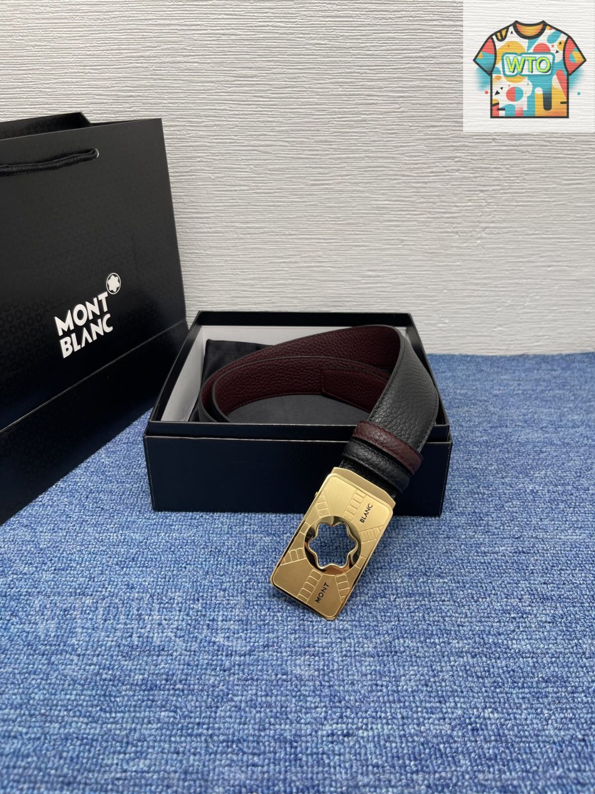 今日特価】Montblanc モンブラン レザーベルト-3 - メルカリ