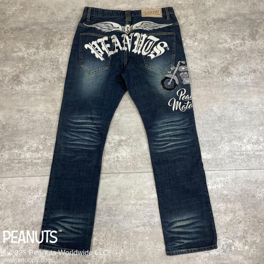 SNOOPY×Flagstaff PEANUTS DENIM PANTS フラッグスタッフ