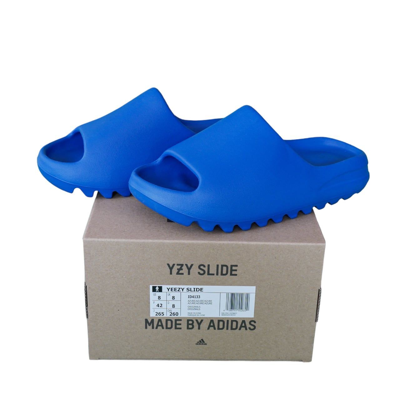 adidas YEEZY Slide Azure イージー スライド 青 US8 ...