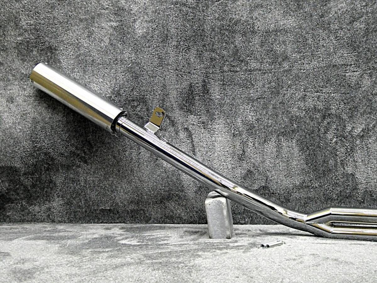 バリオス2 ナカノ42.7πマフラー6分割 メッキ アウター/後期ZR250B低