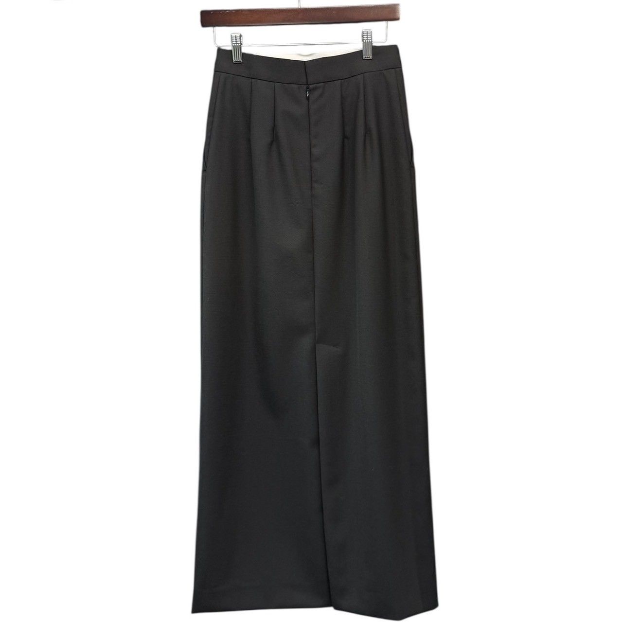 ENFOLD エンフォルド 異素材 ドッキング ロングスカート カジュアル CURVE－PARTS SKIRT（300HA231