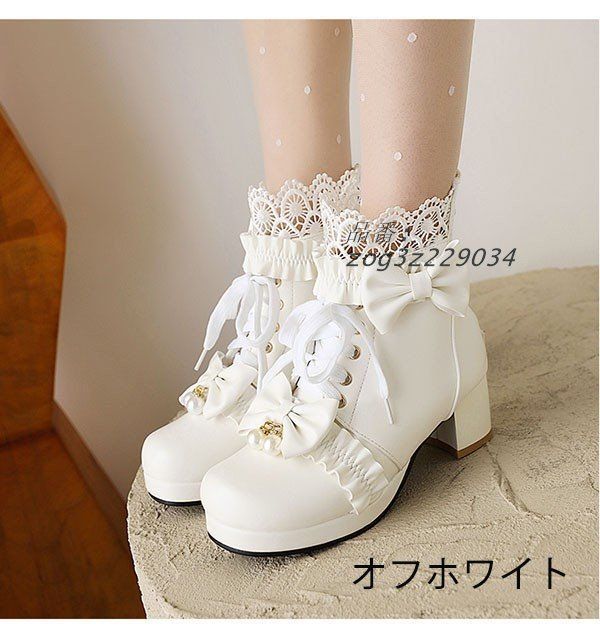 ロリィタ 靴 厚底 Amazon.co.jp: [NOMSOCR] ロリータシューズ 厚底靴