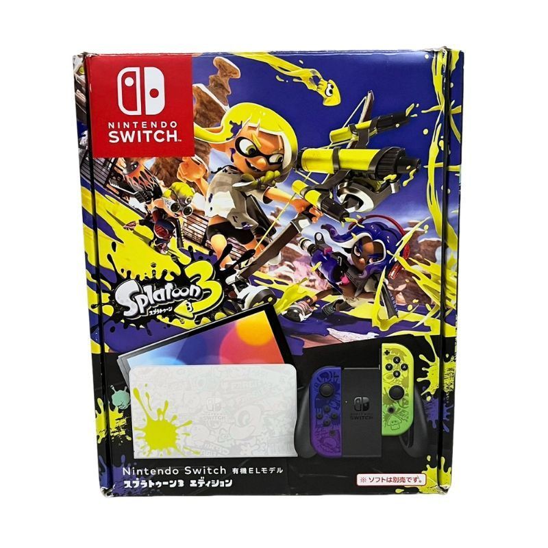 Nintendo 任天堂 Switch 有機EL スプラトゥーン3エディション HEG-S-KCAAA ゲーム機本体 パープル|イエロー 動作 済 22509R9 WWW_OLIVIERBERNSTEIN_COM