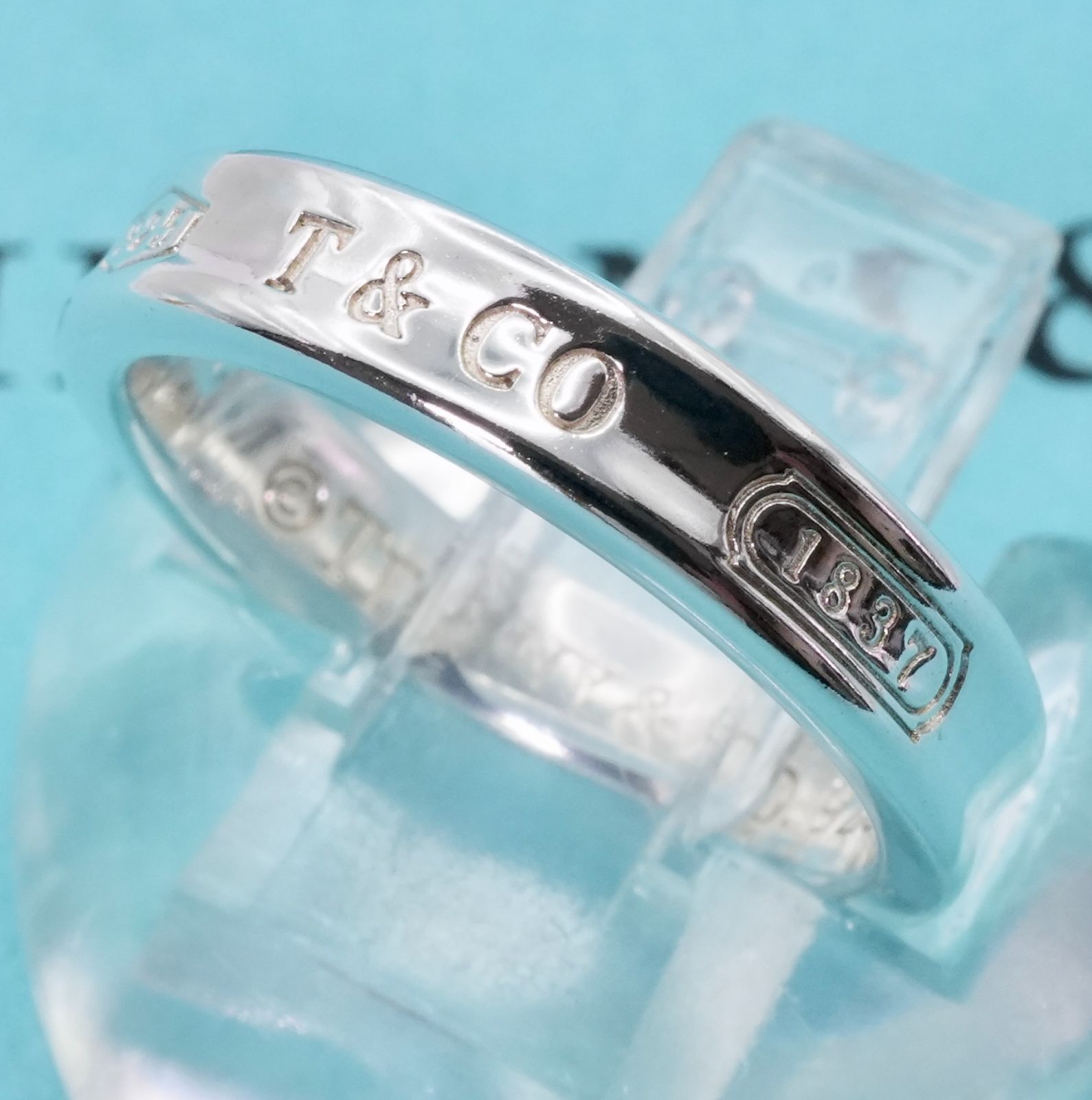 【極美品】ティファニー 1837 ナローリング 指輪　9号　y2k 極美品】ティファニー 1837 ナローリング 指輪 9号 y2k - メルカリ