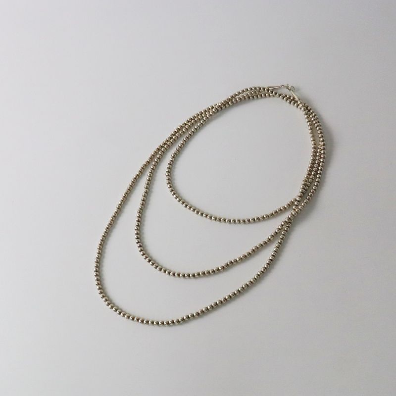 エブール ebure ナバホパールネックレス 約180cm/シルバー ロング