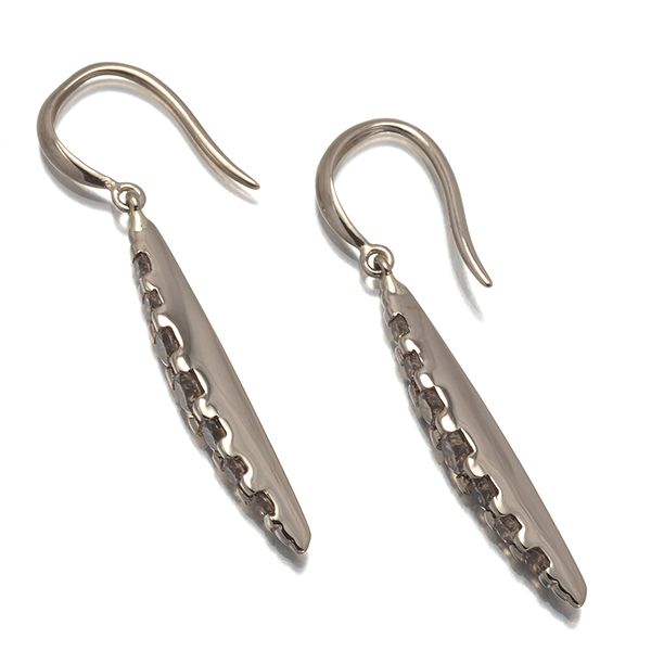 カシケイ ピアス ブラウンダイヤ ダイヤモンド 0.60ct ネイキッド