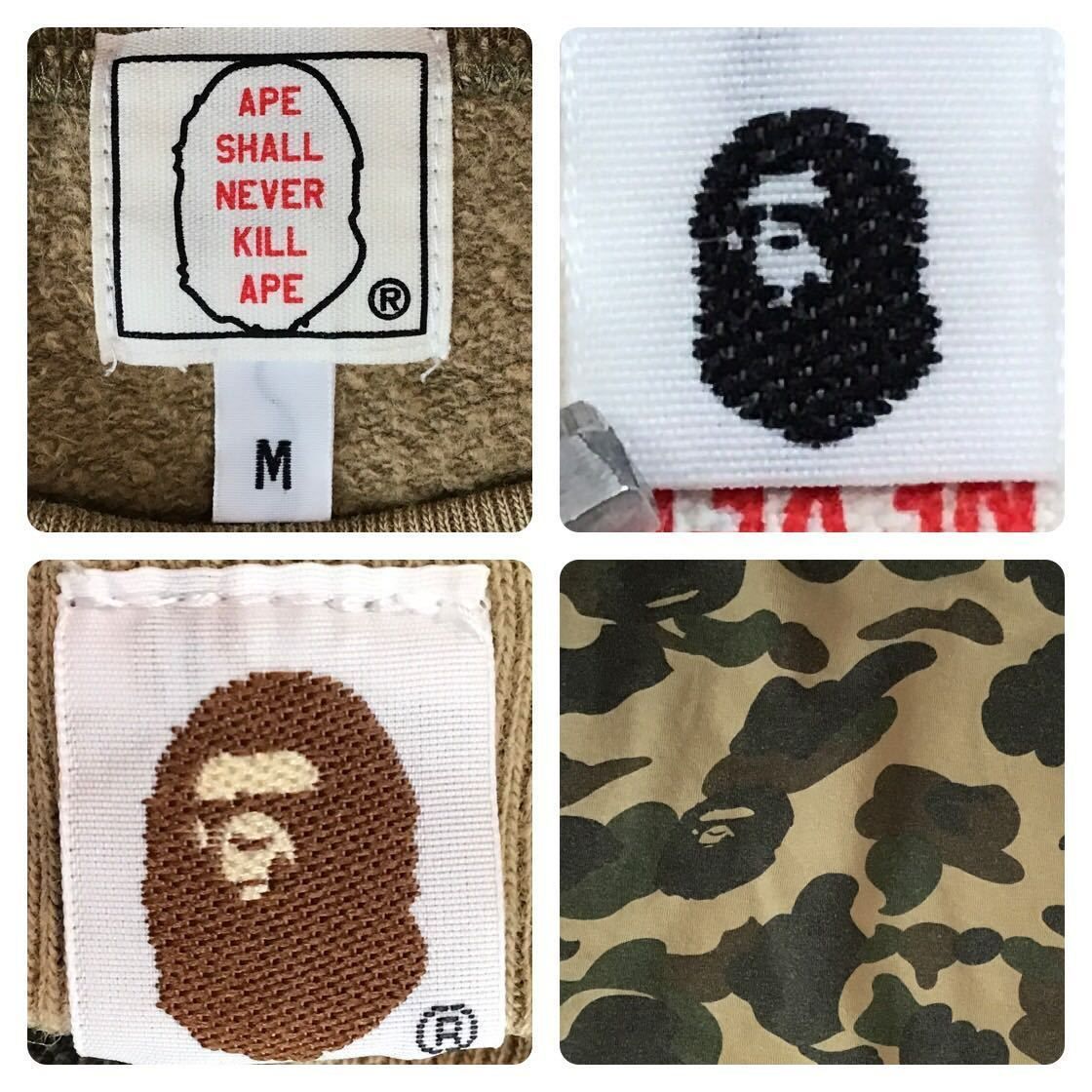 スワロフスキー BAPE LOGO 半袖 スウェット Mサイズ a bathing ape 