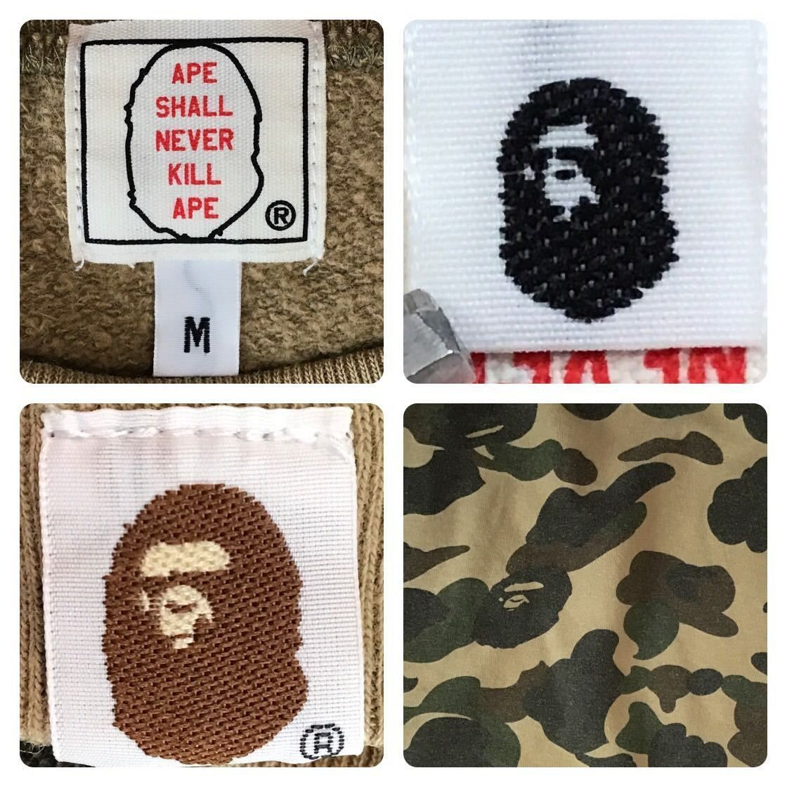 スワロフスキー BAPE LOGO 半袖 スウェット Mサイズ a bathing ape