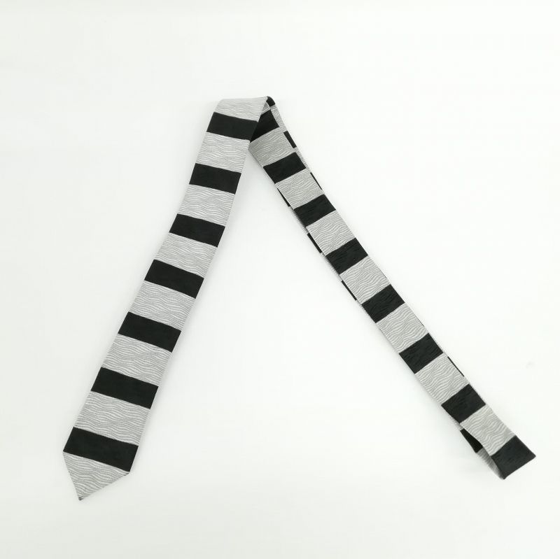 セリーヌ CELINE by Hedi Slimane ボーダー ナロー タイ ネクタイ