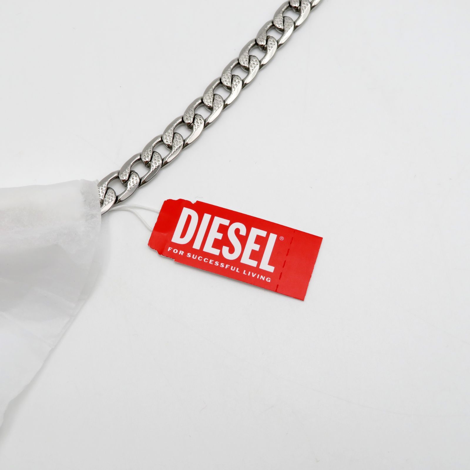 新品未使用］ DIESEL ディーゼル ネックレス DX1343040 シルバー